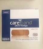 Moore Medical Adhesive Bandages - Fabric Strips, 1" x 3" - Model 68181 - Box of 100