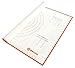 Marcorex Pastry Mat Extra Large with Measurements and Conversion Charts, Non-Stick Non-Slip, Extra-Large Silicone Fondant Mat, Cookie Rolling Dough Mat (Orange)