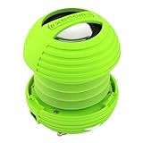 XBOOM Mini Portable Capsule Speaker with Rechargeable Battery and Enhanced Bass+ Resonator - Green