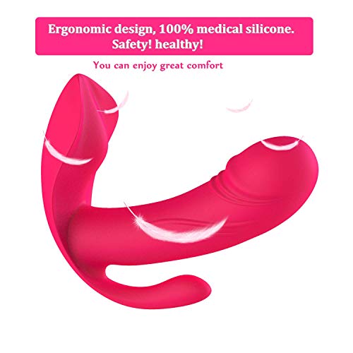 Vibratori-Sessuali-per-Donna-Massaggiatore-per-Donna-100-Impermeabile-e-Ricaricabile-USB-Portatile-e-Wireless-12-Modalita-di-Massaggio