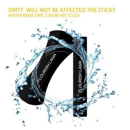 2:00pm Flourish Lama,Universale Klebematte,Klebe Pads,Nano Gummi Pad, Aufkleber,hinterlässt keine Spuren, Multifunktions-Hand