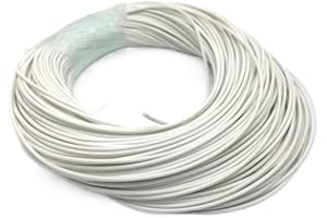 1 Meter Silicone Rubber Heating Cable - 5V 12V 24V 36V 48V Electric Heating Wire for DIY Heating Pads, Mats, and More(0.6Ohm)