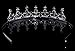 AshopZ Kids Sweet Crystal Tiara Crown for Flower Girls Bridesmaid, Pearl