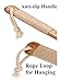 Chikoni Dry Bath Body Brush Back Scrubber with Anti-Slip Long Wooden Handle, Natural Bristles Body Massager, Perfect for Exfoliating, Detox and Cellulite, Blood Circulation, Good for Health