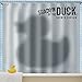 Mustard NG5309 Shower Curtain, Shadow of The Duck
