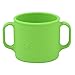 green sprouts Learning Cup | Silicone helps avoid harmful chemicals | Helps toddler develop independent drinking skills, 2 easy-grip handles, Heat-Resistant, Dishwasher Safe