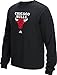 NBA Chicago Bulls Men's Full Primary Logo Long Sleeve Tee, Large, Black