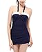 2 Piece Swimsuits for Women Halter Ruched Swimdress Bathing Suits XL