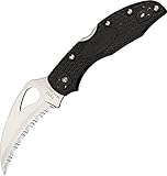 Spyderco Byrd Hawkbill Black FRN SpyderEdge Knife