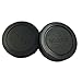 LXH (2 pack) Front Body Cap & Rear Lens Cap for Micro 4/3 DSLR Cameras & Micro 4/3 Mount Lenses (For Micro Four Third Lens, MFT) Fits Olympus E-PL5, E-PL6, EPL-7, E-PL8 E-P1/2/3 E-PL1/2/3 Panasonic