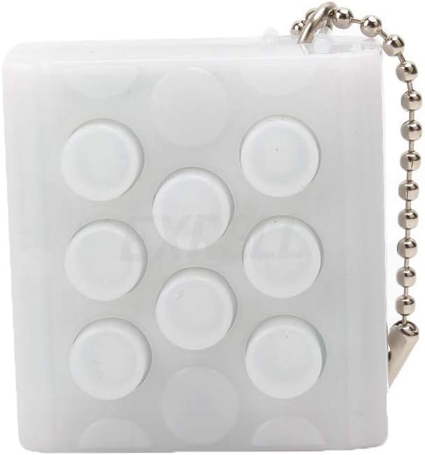 LILYmE Games Endless Pop Pop Infinite Bubble Wrap Relieve Stress Key Chain Squeeze Novelty Toys