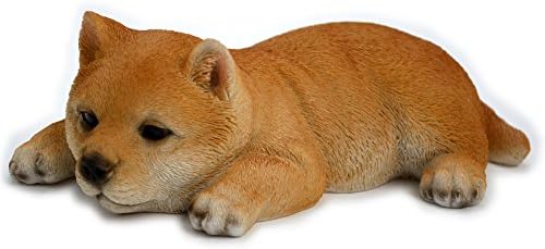 犬の置物 爆買い新作 寝起き豆柴 柴犬 ガーデニング オブジェ 動物 犬 庭 アニマル 犬雑 置物 インテリア