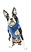 Gooby - Fleece Vest Hoodie, Small Dog Pull Over Hooded Fleece Jacket with Leash Ring, Blue, Small
