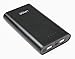 URGE Basics 12,000mAh Universal Dual Port Portable Backup Battery Charger with LED light Power Bank for Smartphones and Tablets (Black)