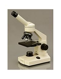 AmScope 40 x  1000 x metal ópticos Lentes de vidrio luz LED Inalámbrica Student biológica microscopio compuesto