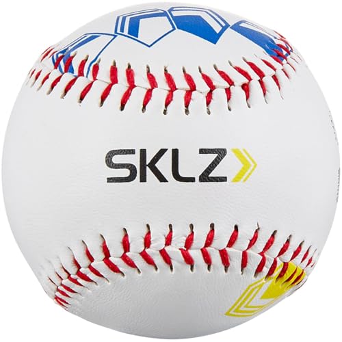 SKLZ Pitch Training Baseball with Finger Placement Markers, White, 1