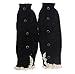 HP95(TM) Kids Girl Crochet Knitted Lace Cuffs Leg Warmer Socks Winter Boot Socks (Black)