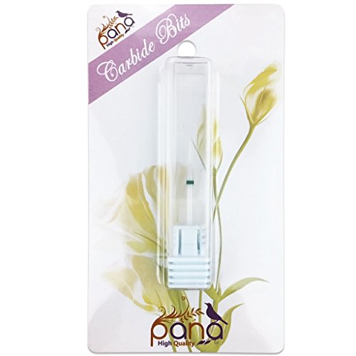 Pana Professional - White Ceramic Sharp Point Bit 3/32" Shank Size - Nail Drill Bit for Dremel Machine