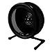 Pet Exercise Wheel, Pet Wheel for Sugar Gliders, Rats--Stealth Wheel; Black with Stand by Atticworx