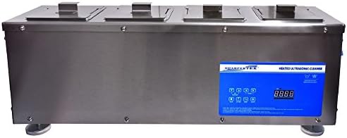 SharperTek XPS-8L-4T Multi Tank Ultrasonic Cleaner, 2.1 gal Tank Capacity, 110/220V, 850W, 36" L x 11" W x 8" H, 8" Height, 11" Width, 36" Length