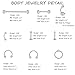 Jstyle 60Pcs Body Jewelry Piercing Lot Stainless Steel Nose Horseshoe Lip Tongue Eyebrow Tragus Body Piercing Navel Belly Ring Barbells 14G-16G