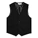 TopTie Waiter Uniform Unisex Button Vest For Supermarket Clerk & Volunteer