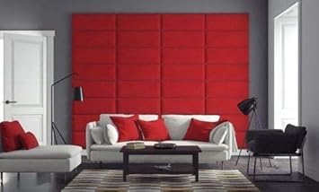 QLS 1x BETTKOPFTEIL 30x30 WANDKISSEN KOPFENDE KOPFTEIL BETTHAUPT WANDPOLSTER Polster Kopf BETTKOPFENDE (Grau)