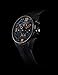 Torgoen T18 Black Carbon Fiber Chronograph Pilot Watch for Men, Swiss Quartz, K1 Crystal with Black Silicone Strap