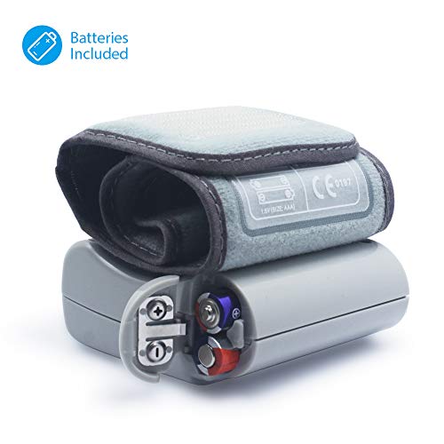 MIBEST Wrist Blood Pressure Monitor with Talking Function - BP Cuff Meter with Display - Blood Pressure Machine up 5.3"-8.5" Wrists - Blood Pressure Tester Kit with Case - Blood Pressure Gauge