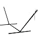Lazy Daze Hammocks 12 Feet Hammock Stand Heavy Duty Coated Steel Tube Frame with Hooks and Chains, 275 Pounds Weight Capacity,Green,STAND-12N-VC