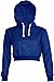 Noroze Womens Plain Crop Top Hoodies