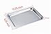LIANYU Toaster Oven Tray Pan, Stainless Steel Small Baking Pan, Non Toxic & Healthy, Mirror Polish & Easy Clean, 8.2 x 11.2 x 0.7 inch - Dishwasher Safe