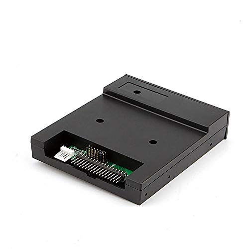 CLAUKING USB External Floppy Disk Drive, 3.5" Floppy & Tape Drives 1.44MB Sfr1m44-u100k Updated Version USB Flash Disk Floppy Drive Emulator with Screws Black - Thumbnail 3
