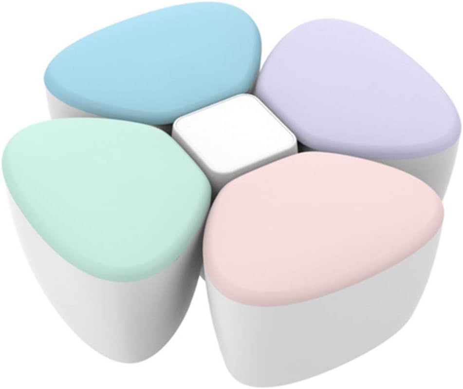 HavanaYZHavanaYZ Baby Milk Powder Formula Dispenser Container Children Portable PP Case for Four-Trellis Storage Flower Shaped Sealed Feed Box
