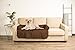 E-Living Store Pet Furniture Protector Non-Slip Water-Resistant Cover for Dogs and Cats with 3-Sided Bolster Soft Fabric – Large, Chocolatethumb 4