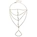ISHOW Hand Harness Bracelet Bangle Slave Chain Link Finger Ring Bracelet