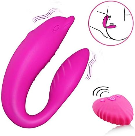 10 Speed USB Rechargeable Dolphin C Type Vịbráņtọr Remote Control g-Ṥpotter Vịbráņtọr Ç-lītǒrís Ṥti-mùlátor for Women