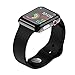 ICE FROG iWatch Series 1 42mm Case, Electroplate Metal Plated PC Slim Hard Protective Bumper HD Screen Protector Full Coverage Cover Shell for Apple Watch - Black