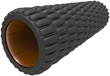 Best Trigger Point Performance Foam Roller for Muscle Massage:18โ by 5โ. FREE Instructional Videos. Luxury Grid for Back, Leg & Muscle Relief, IT Band & Pilates. (Black)