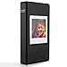 Woodmin 64 Pockets Photo Album for Fujifilm Instant Square SQ10 Films (Black)