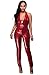 Women's Sexy Mesh Sequin Sleeveless Cocktail Club Bodycon One Piece Jumpsuit Romper