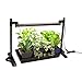 SunBlaster Universal Powder-Coated Aluminum Adjustable Lighting Stand with Heavy-Duty Plant Growing Tray, Fits All Size T5 Light Strips