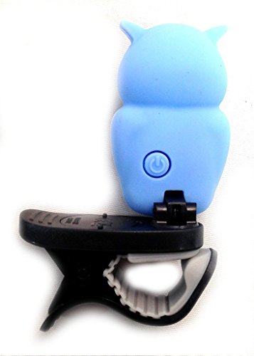 Swiff Cartoon Violin Tuner Clip on Owl (Owl, Blue)