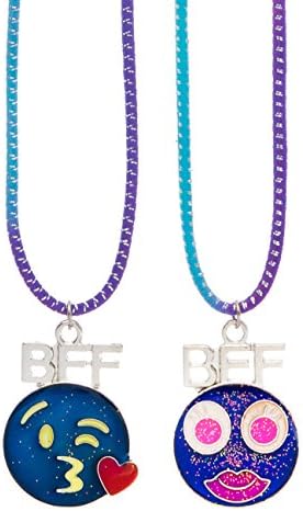 Emoticons Necklace BFF Mood Set (Stretch Cord)