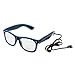 El Wire LED Light up Shutter Glasses for Party Concert 3-mode Sound Control Blue
