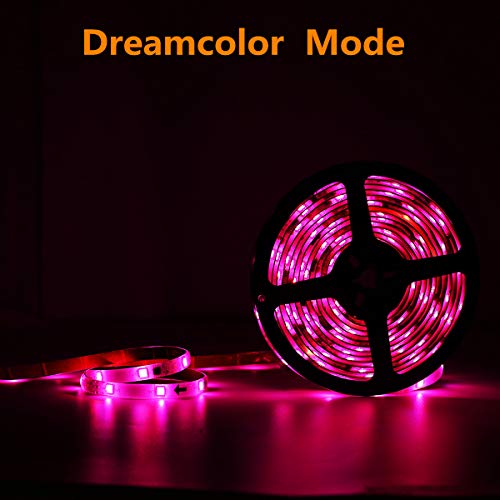 AMBOTHER LED Strip Lights 32.8-feet Multicolor Chasing Dreamcolor Changing Rope - Thumbnail 7