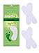HappyStep® 2 Pairs Terry Insoles, Barefoot Insoles, Maxmize Sweat Absorption, No More Sweat Foot, Washable and Reusable (US Men Size 9)