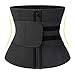 KIWI RATA Neoprene Sauna Waist Trainer Corset Sweat Belt for Women Weight Loss Compression Trimmer Workout Fitness