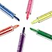 Tinksky 6pcs Novelty Syringe Shaped Highlighter Fluorescent Pens in 6 Different Colors (Yellow+Orange+Blue+Green+Red+Purple)