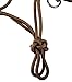 Southwestern Equine Side Pull Rope Halters with Nickle Plated Rings (Horse, Brown)thumb 4